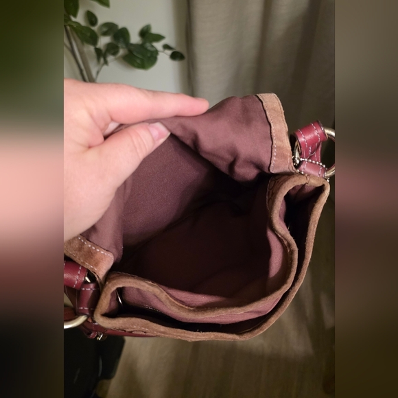 Coach Belted Soho Flap Pink Signature C Fabric and Suede Crossbody - Picture 10 of 13